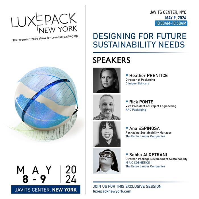APC Packaging Featured on LUXE PACK Panel with The Estee Lauder Companies